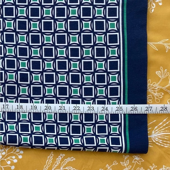 Talbots ponte knit sheath dress, blue/green (10) - Picture 10 of 10